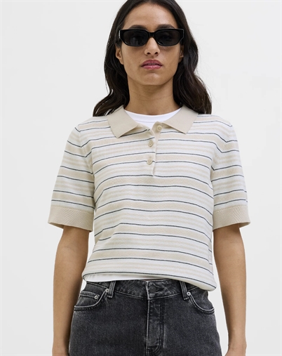 Lilliana Knit Polo - JJXX